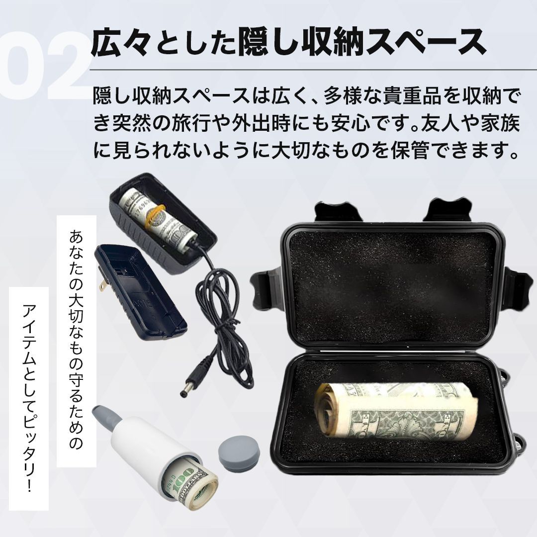 スタッシュケース シークレットケース ホームセキュリティ 糸くず