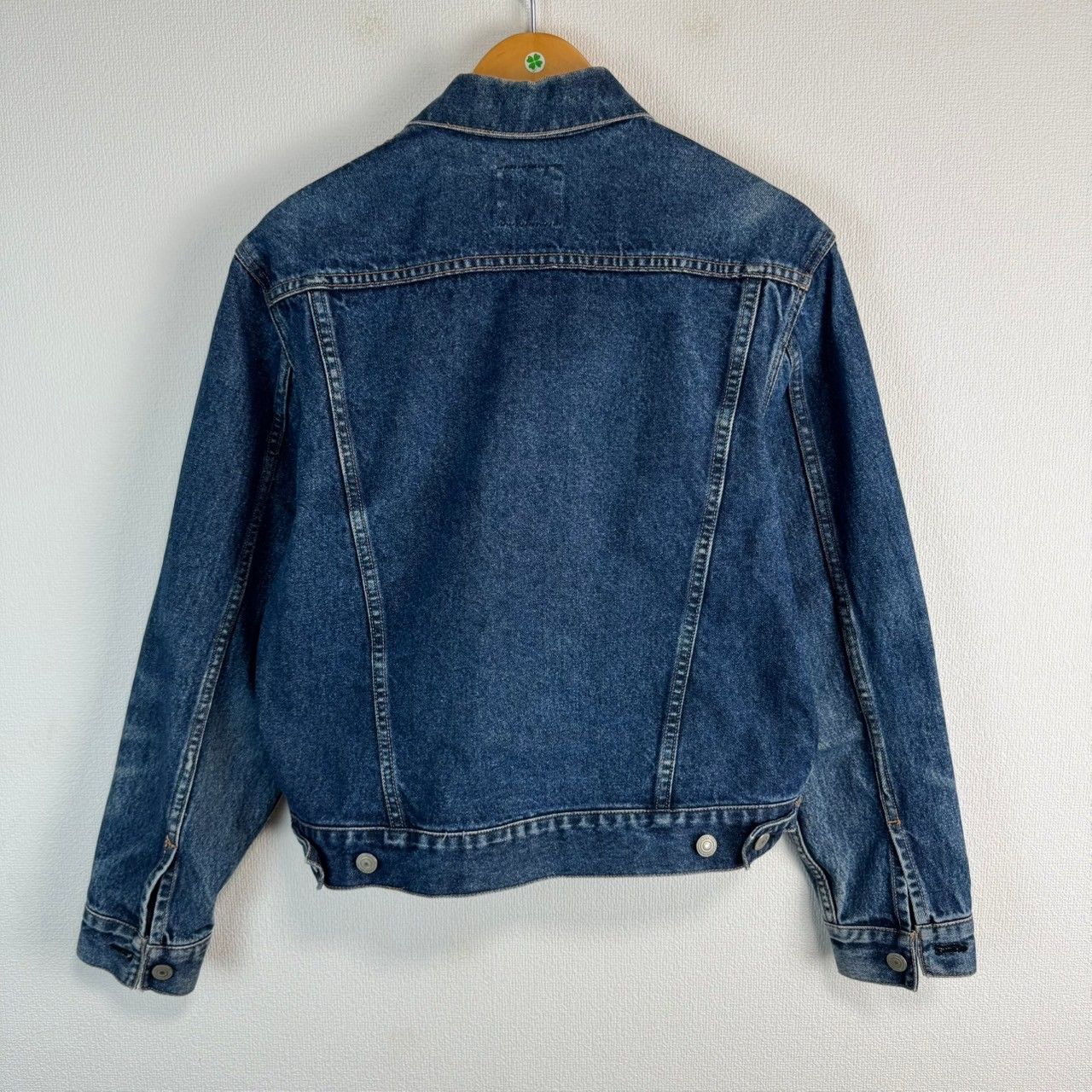 old UNIQLO ユニクロ ブルー デニムジャケット Gジャン メンズ Mサイズ 