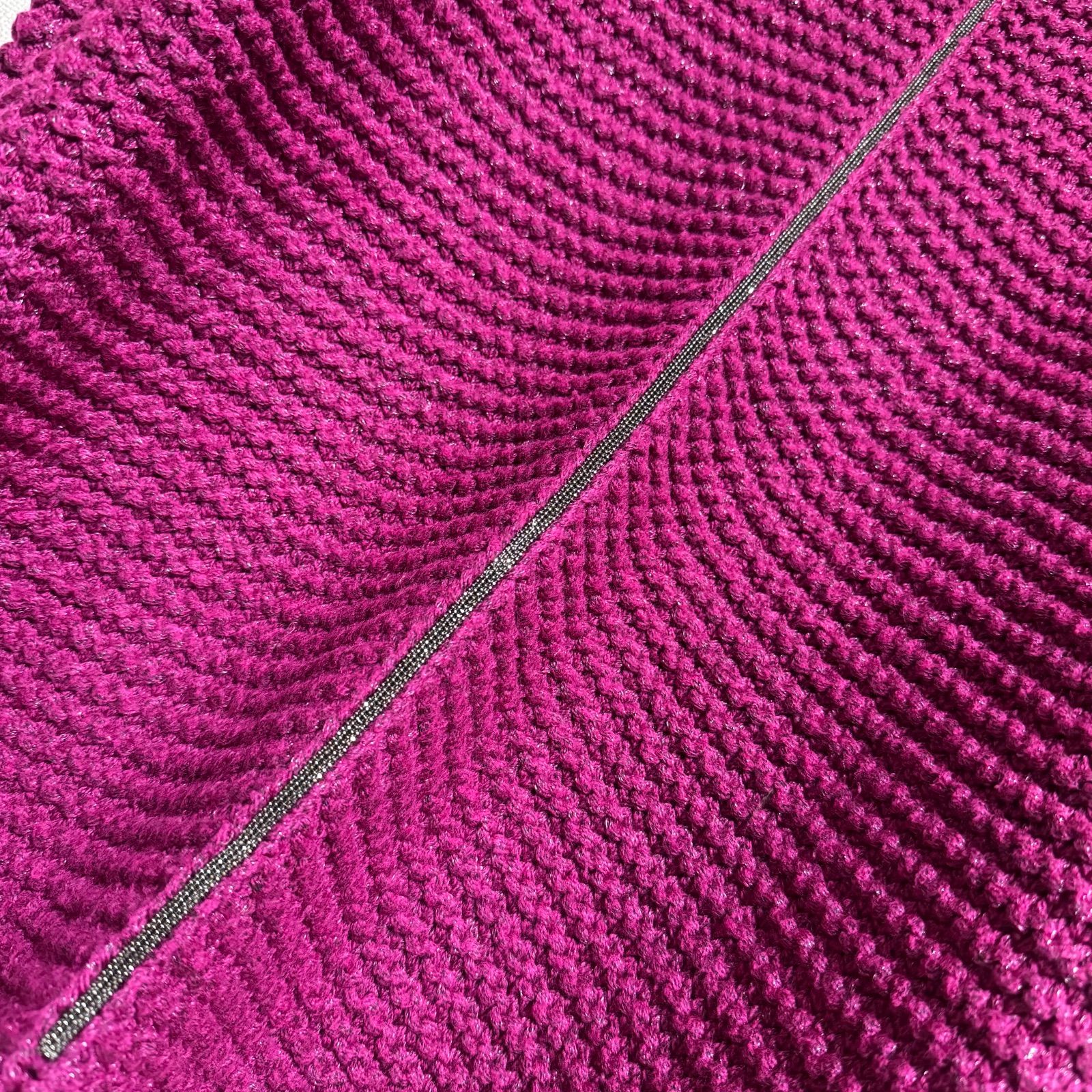 贅沢なモニーレ装飾☆美品 FABIANA FILIPPI ラメ入り ニットプル