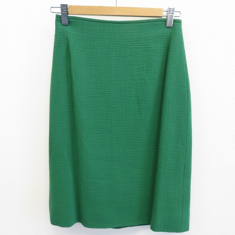 イタリア製 GENNY ジェニー スカートスーツ セットアップ ノーカラー  