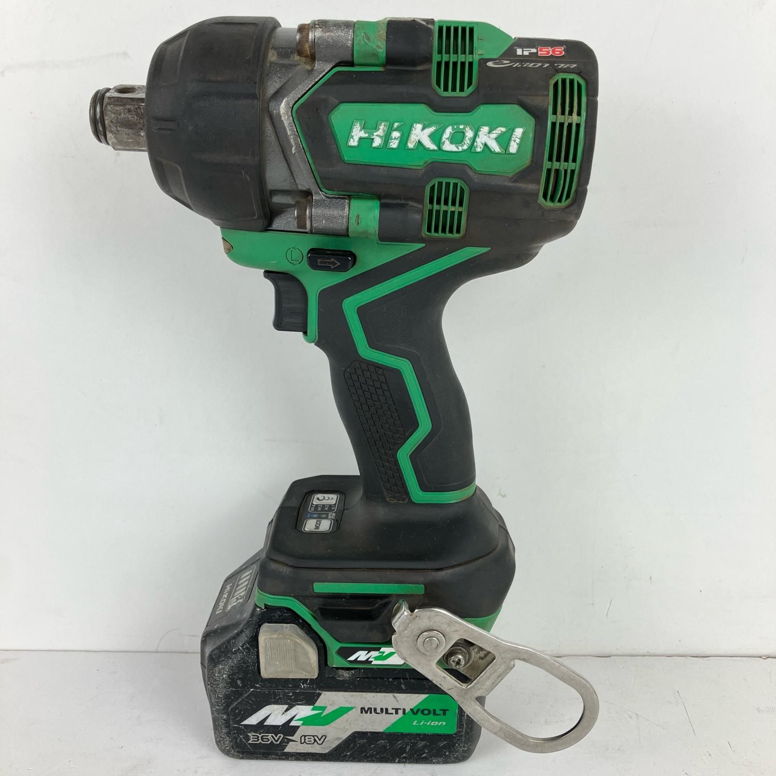 ЗЗHiKOKI ハイコーキ 36v 19mm 充電式インパクトレンチ バッテリー×1付 充電器なし WR36DD グリーン