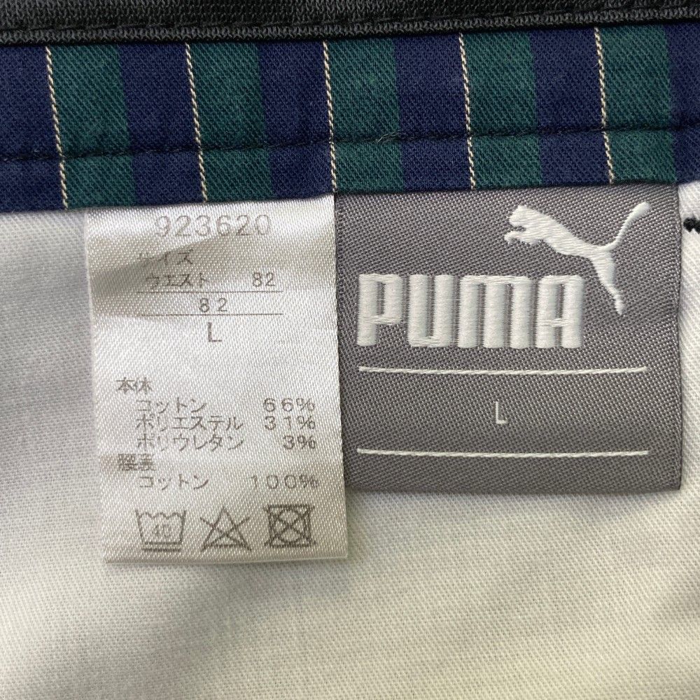 サイズ：L PUMA GOLF プーマゴルフ ストレッチパンツ 千鳥柄 ブラック系 [240101325054] ゴルフウェア メンズ ストスト -  メルカリ