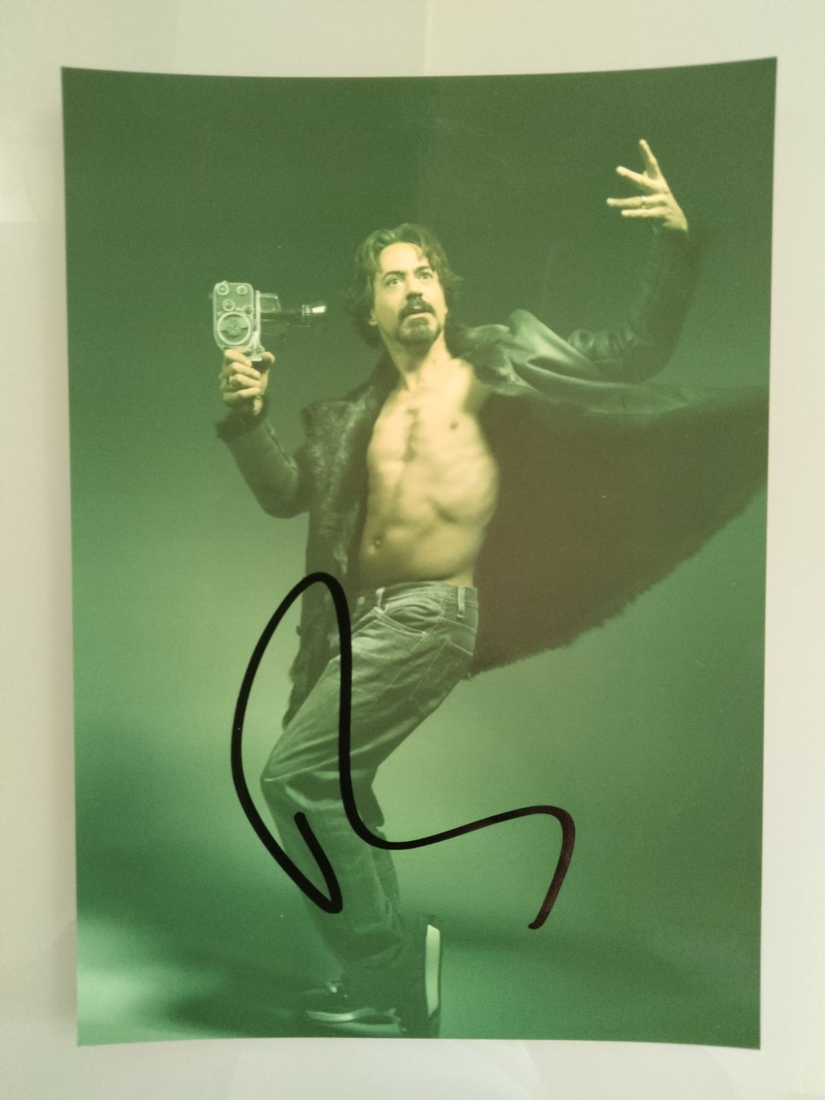 ペッパー　レア ロバート・ダウニー・Jｒ直筆サイン入り写真 BECKETT社鑑定済み ロバート・ダウニー・Jr 直筆サイン写真