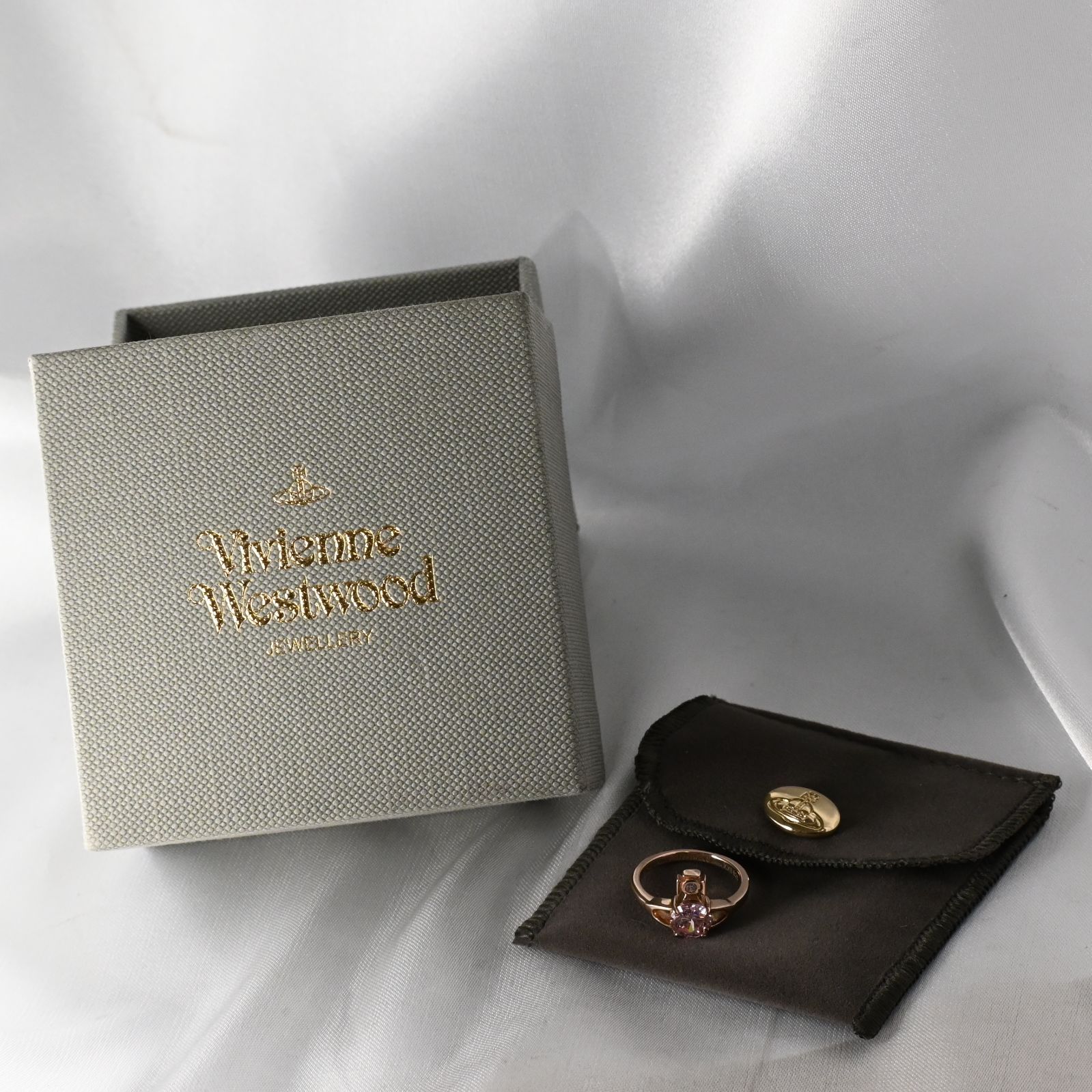希少カラー/正規品 Vivienne Westeoodレイナリング黒 VERNON リング(ブラック)（メンズ）（1250952122