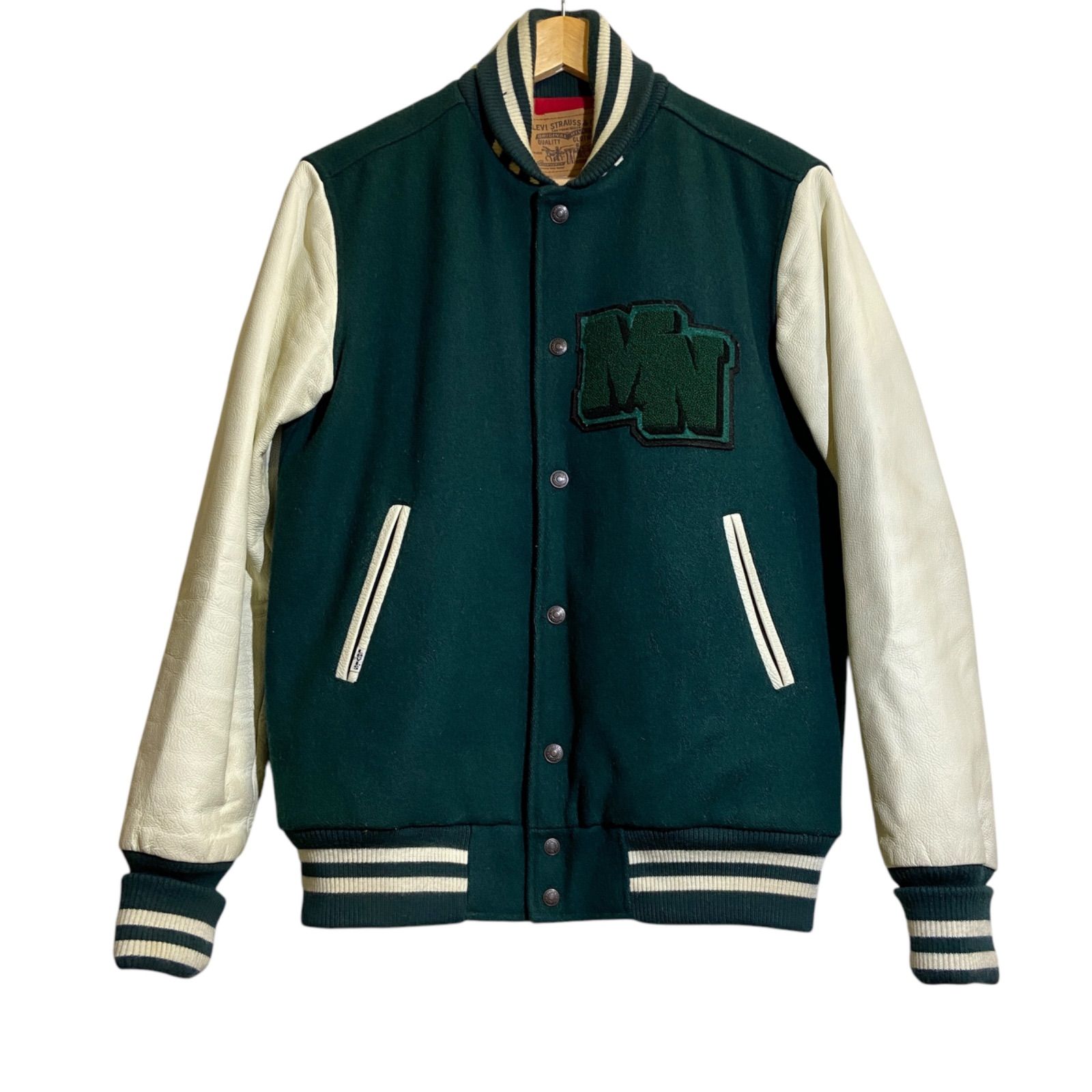 リーバイススタジャン袖革M