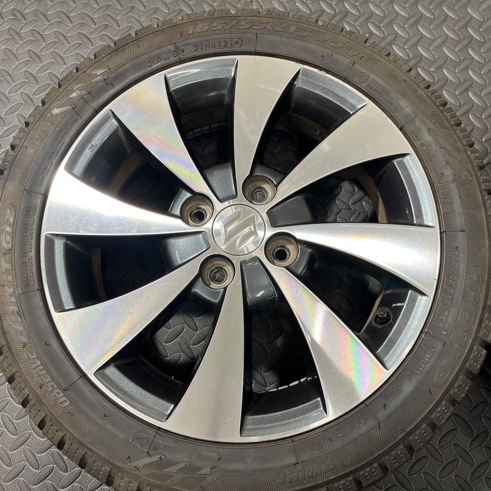 21年製 165 55R15 トーヨー オブザーブ ガリッドギズ スズキ ワゴンR スペーシア スマイル スタッドレスタイヤ 1038Y