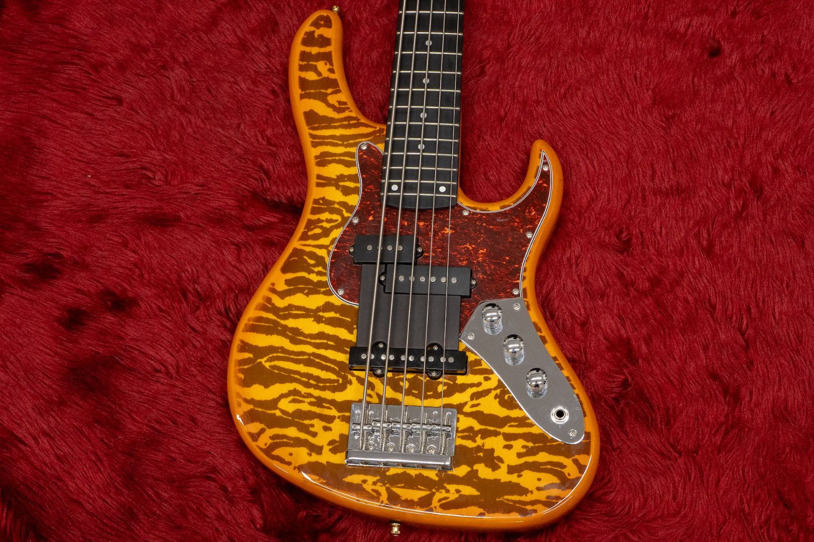 5弦ベース・woofy basses Poodle5 Orange・GIB used】woofy basses / Poodle 5 Orange 4.025kg【GIB横浜