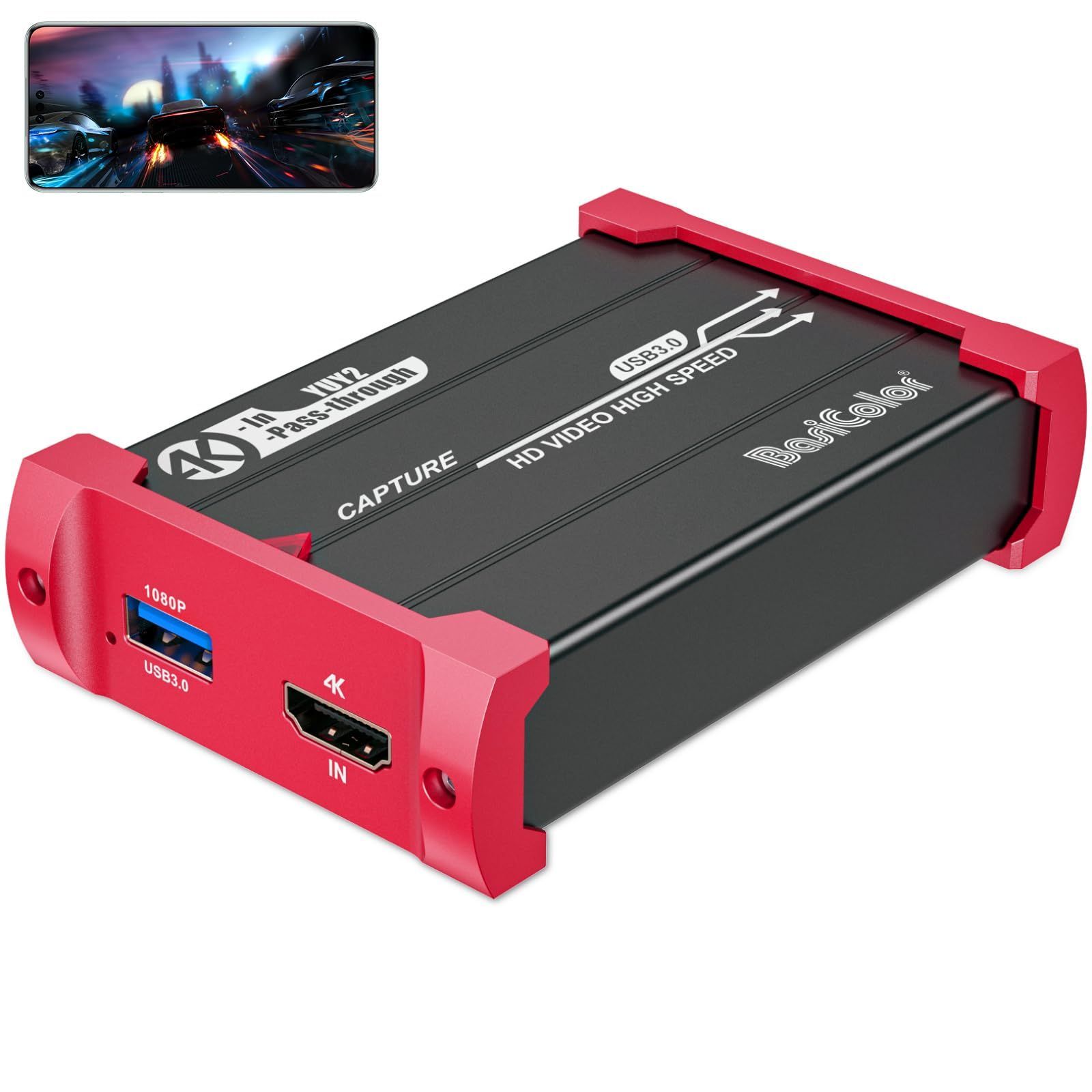 【数量限定】Uゲーム録画 Wii Xbox 実況HDMIビデオ録画用 PS3 PS4 Switch ドライバー不要 ゲームキャプチャー USB3.0高速伝送 ビデオキャプチャー キャプチャー 60FPS キャプチャーボードSwitch対応1080P 4