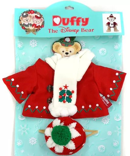 中古】ぬいぐるみ ダッフィー(カラー・オブ・クリスマス