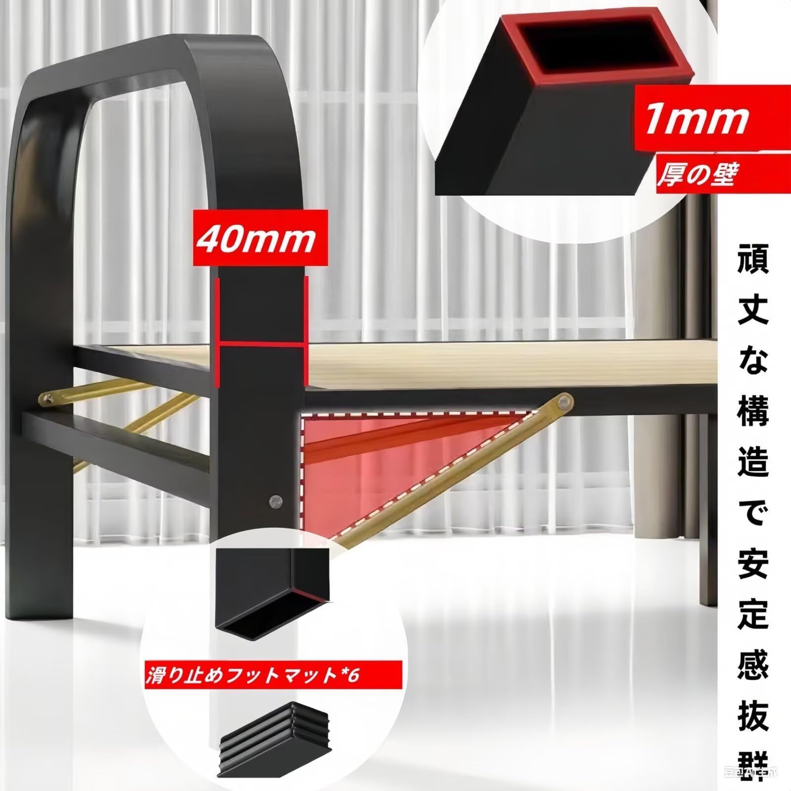 コンパクト収納 完成品 通気性 静音 組み立て不要 安定 頑丈で耐久性 仮眠用 ベッドフレーム 木製 横幅80CM 来客用 シングル すのこベッド 一人暮らし 198x80x35.3cm 折りたたみベッド TUIYIDUO