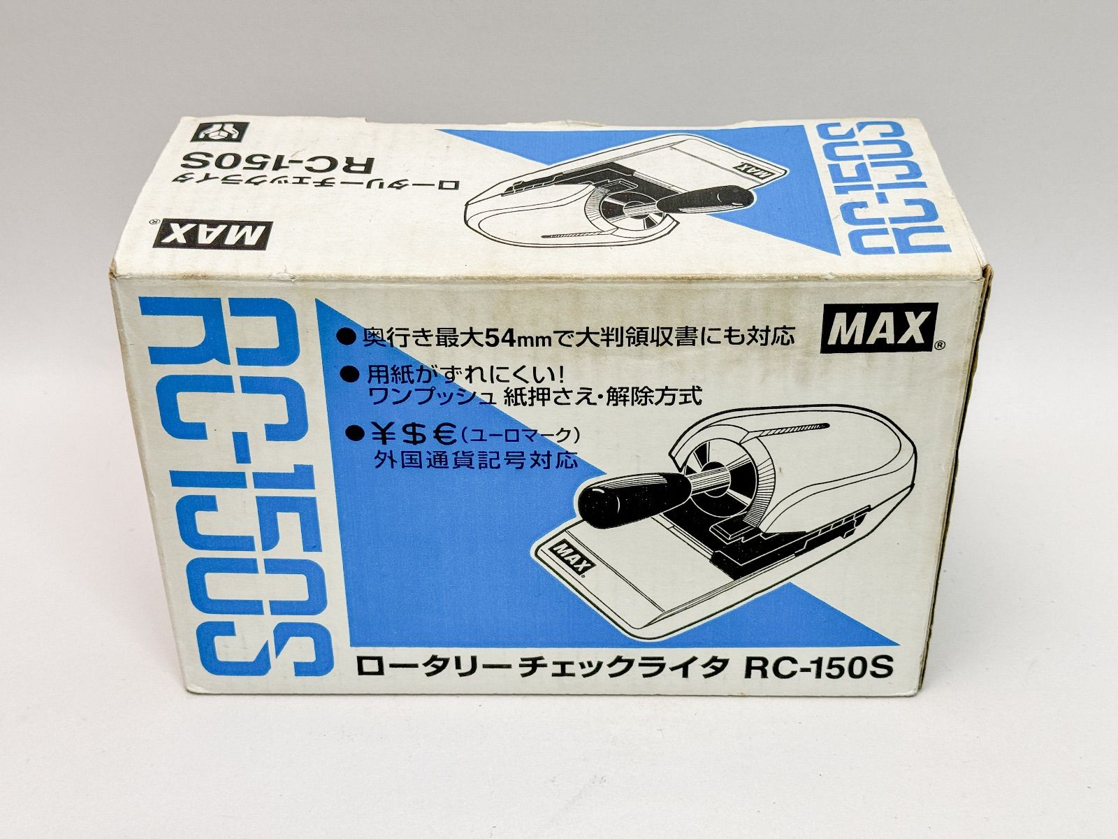 MAX マックス ロータリー式チェックライター RC-150S - メルカリ