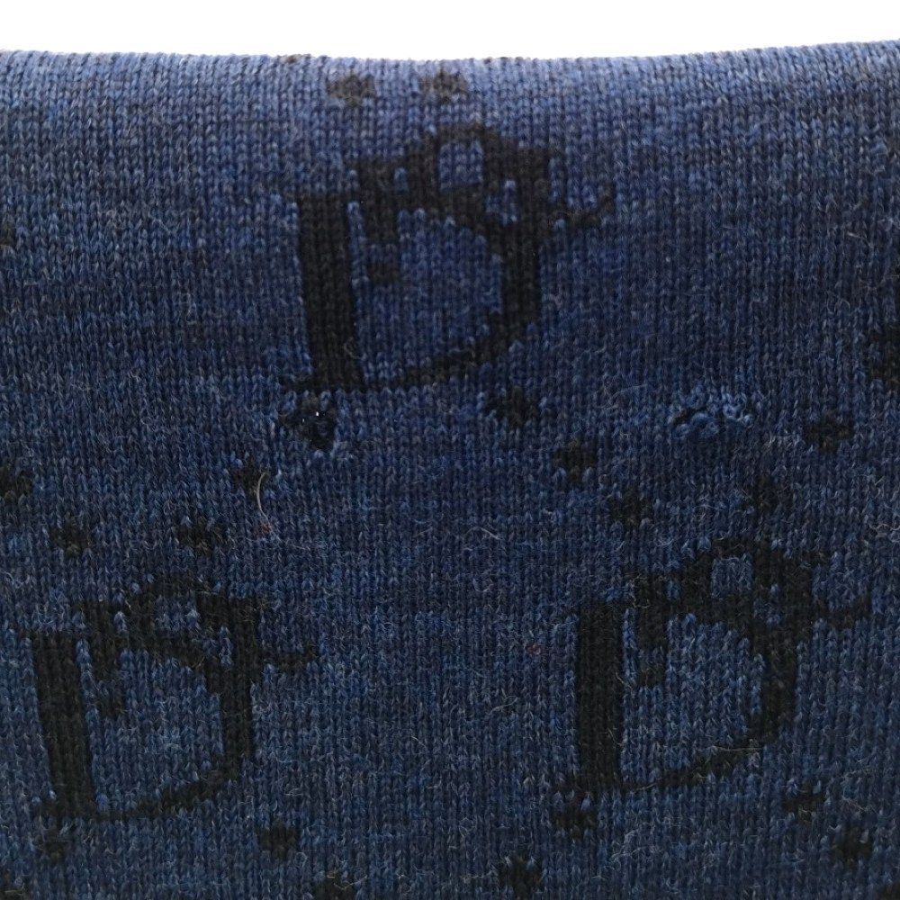 Christian Dior (クリスチャンディオール) ロゴ総柄デザイン ウール  
