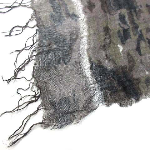 ファリエロサルティ Faliero Sarti 大判 ストール 迷彩 カモフラ