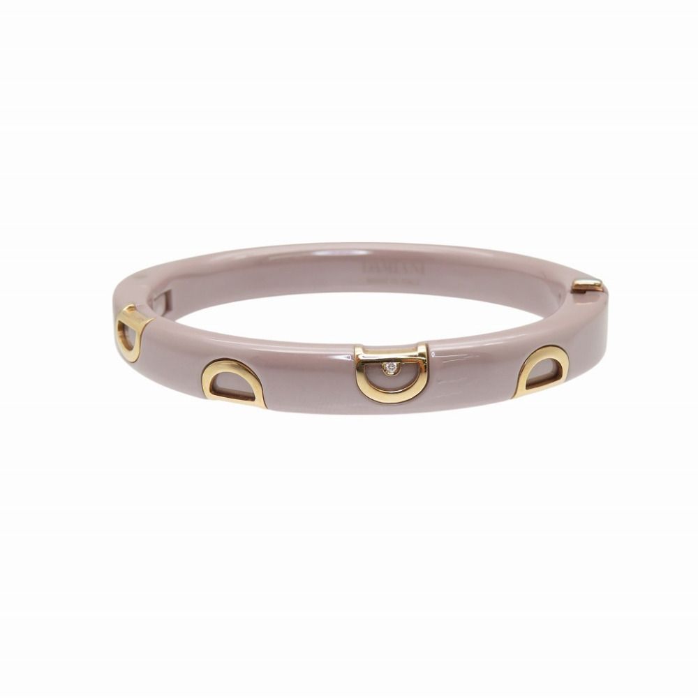 ダミアーニ Dアイコン バングル セラミック|K18PG|ダイヤモンド カプチーノ ブレスレット 750PG ダイヤ 1562 Damiani ジュエリー