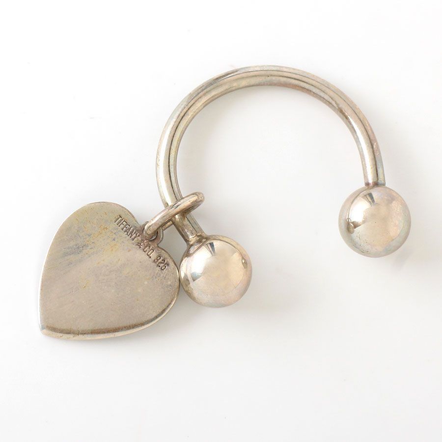 TIFFANY &CO.ハートタグ キーリング シルバー MOG25008 美品