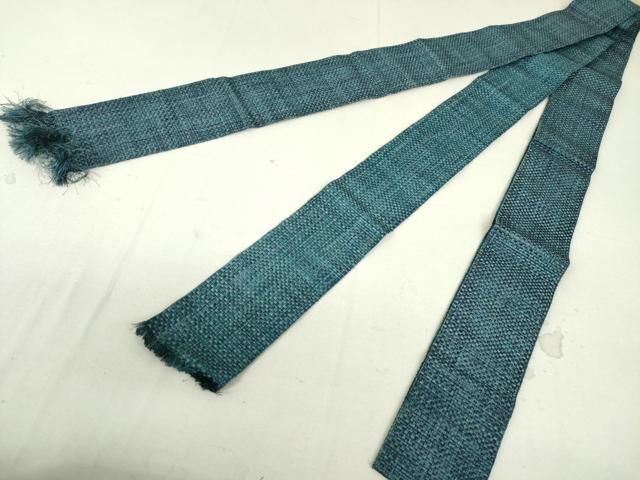 平和屋着物○本場筑前博多織 男性 角帯 霞文 正絹 逸品 DAAT7717ob