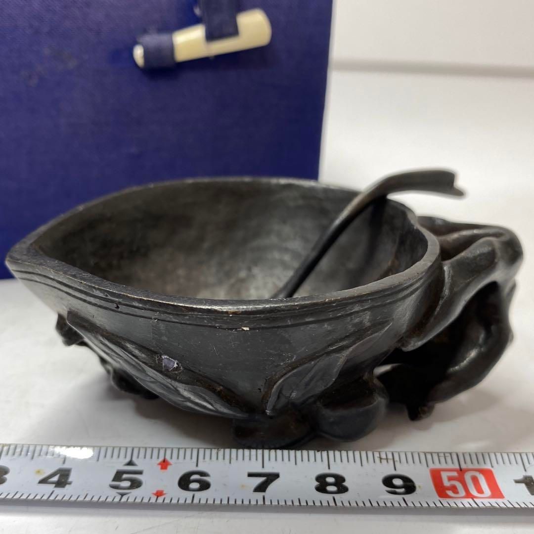 中国古玩 古銅 水滴 244g タルサ 東さ5-0709④