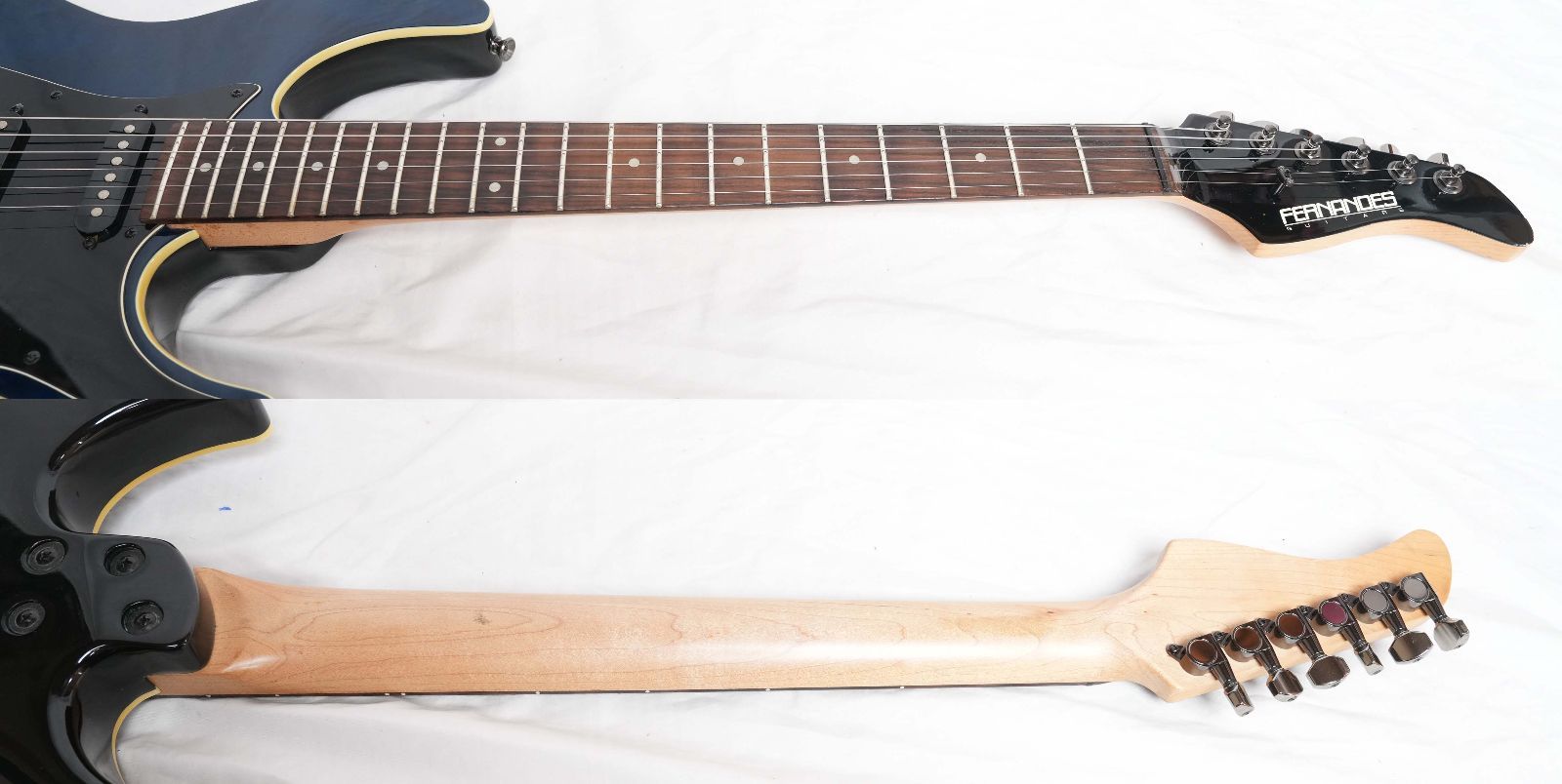 ☆Fernandes☆ARS CUSTOM シースルーブルー SSHピックアップ