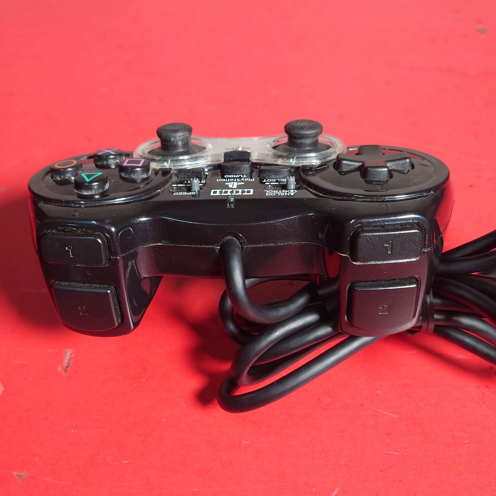 中古】アナログ振動パッド2 TURBO ブラック - PS2 PS2 アナログ振動