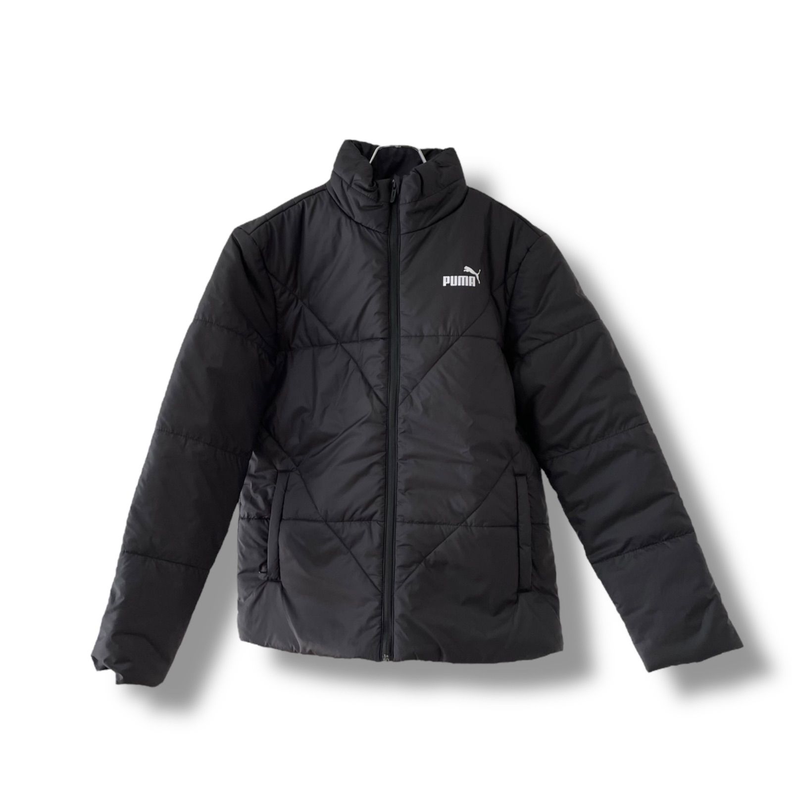 PUMA プーマ ブラック 中綿ジャケット キルティング パデッド