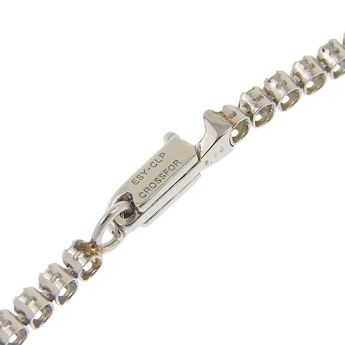 4216) Pt900 プラチナ ダイヤモンド 2.10ct テニスブレス ブレスレット 