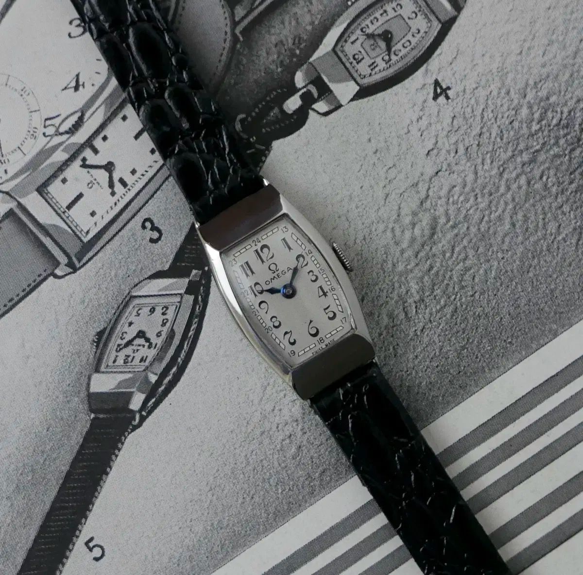 オメガ ヴィンテージ アルデコ ART DECO タンク レディース 時計