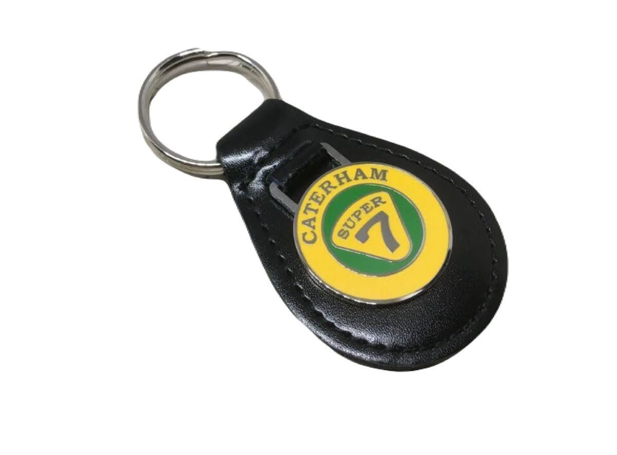 ケーターハム スーパーセブン 本革 レザー キーホルダー キーリング 英国製