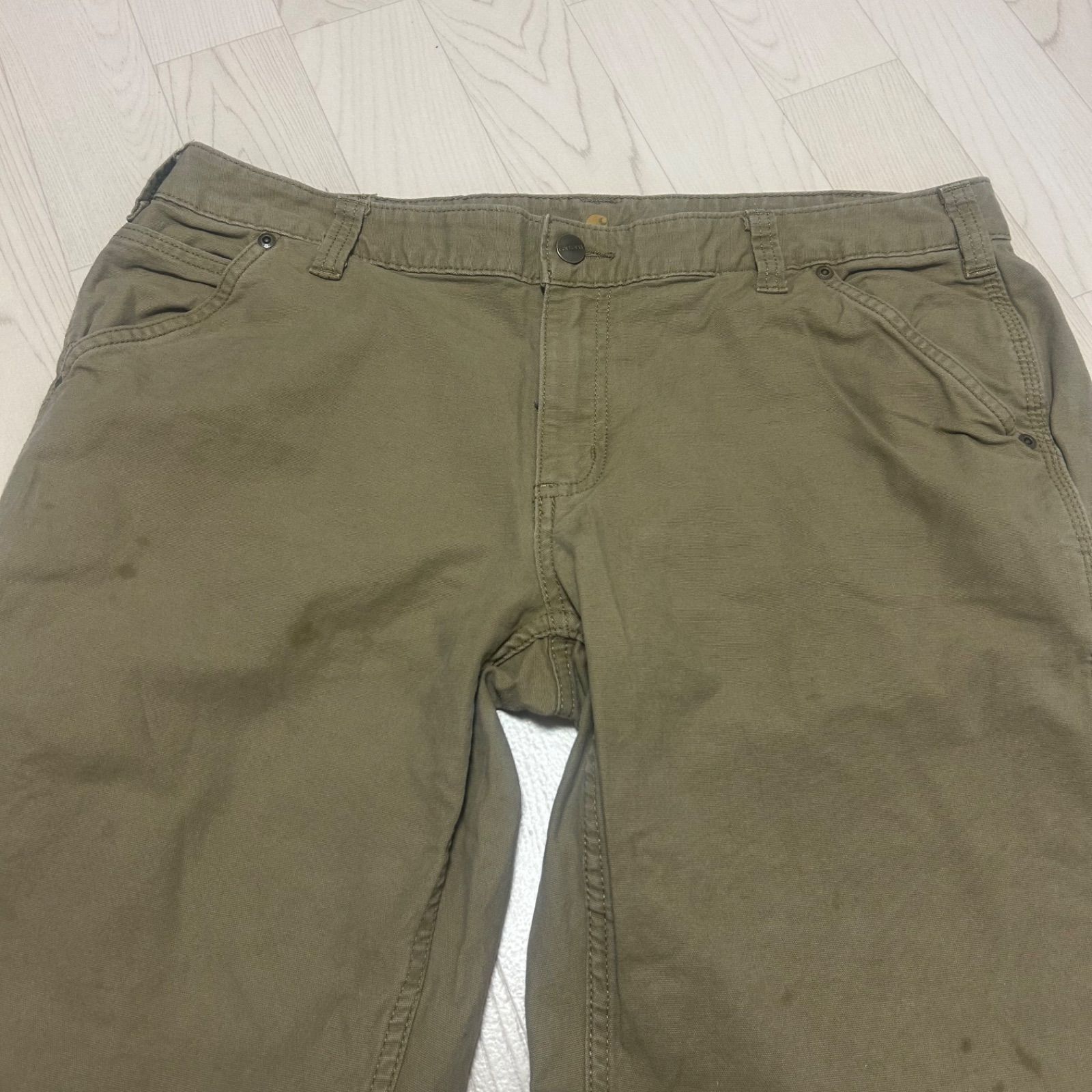 Carhartt RN14806 ビンテージペインターパンツ Carhartt(カーハート) / ペインターパンツ/34/コットン/BEG/無地