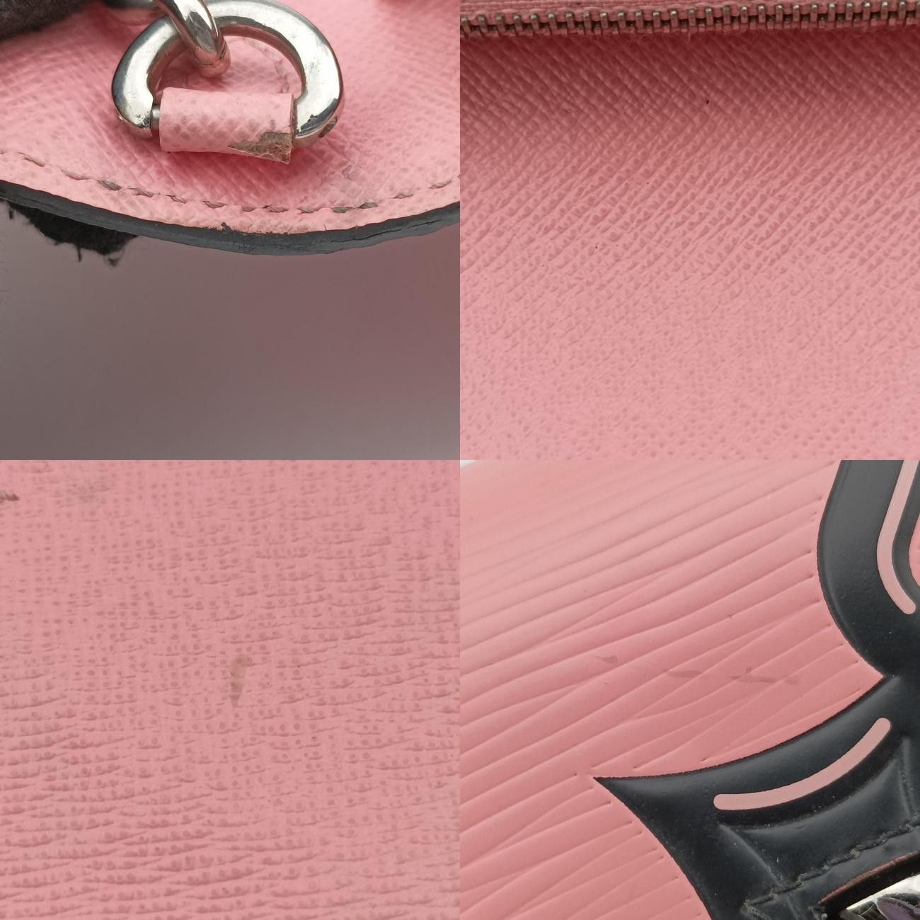 Vuittonポルトフォイユ ツイストピンクXレッドXブラックエピM67227SP0136