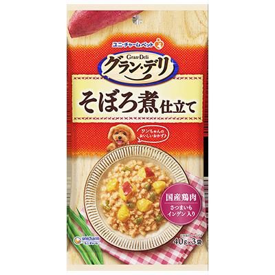 同梱不可 28個セット ユニ チャーム グラン デリパウチそぼろ煮仕立て 40g×3袋