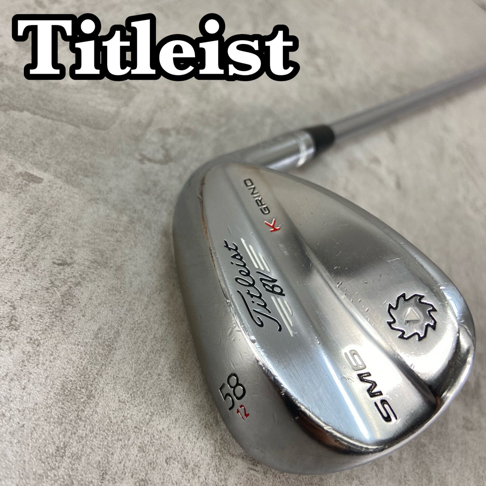 ボーケイSM6 ウェッジワークス52°&スペシャルグラインド60° ノーメッキ