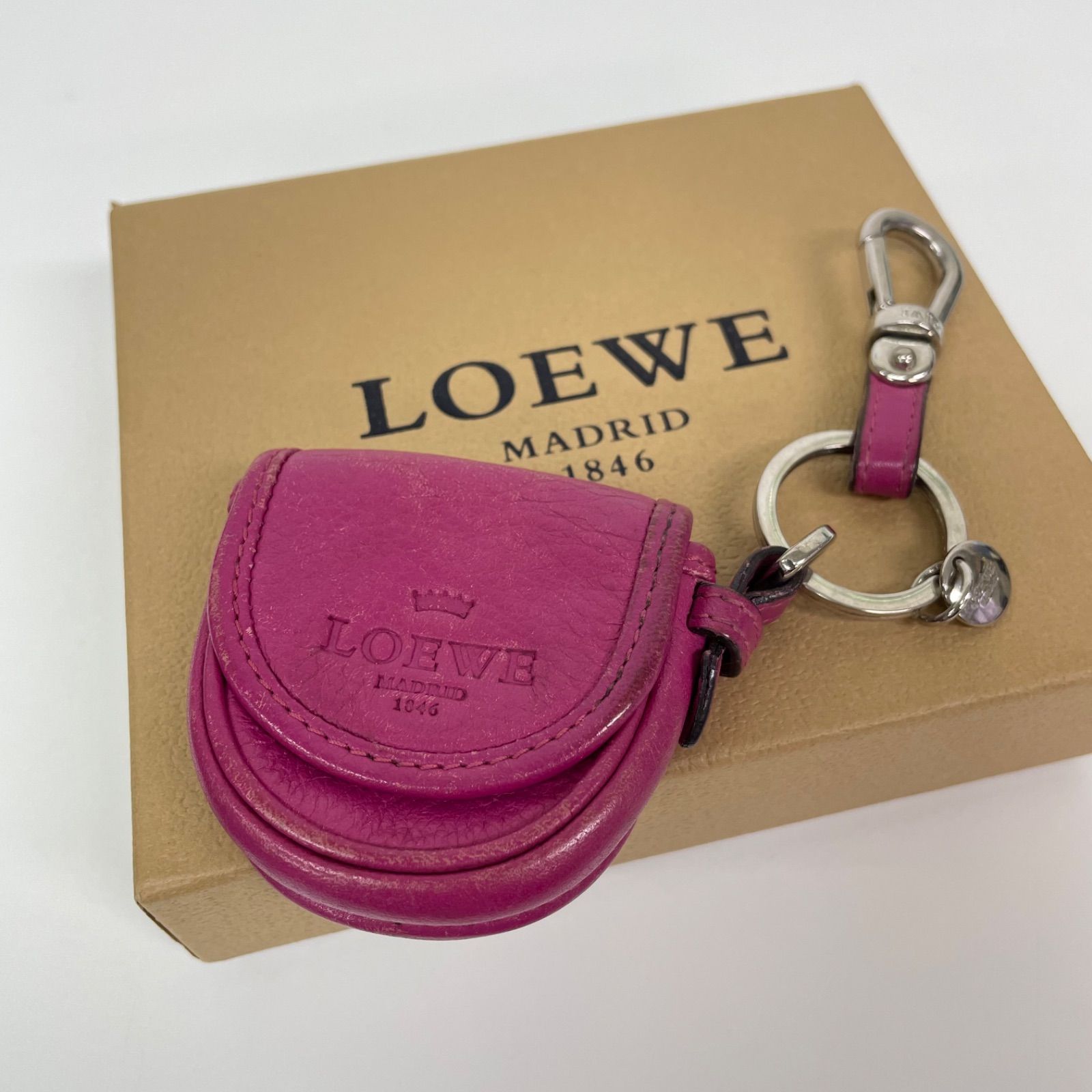 LOEWE ロエベ レザー コンパクト ウォレット サイフ コインケース