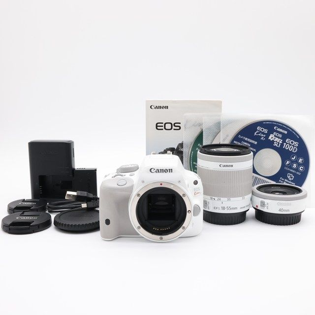 Canon EOS Kiss X7 ホワイト ダブルレンズキット2｜18-55mm IS STM＆40mm F2.8 STM付属｜ に最適な一眼レフ