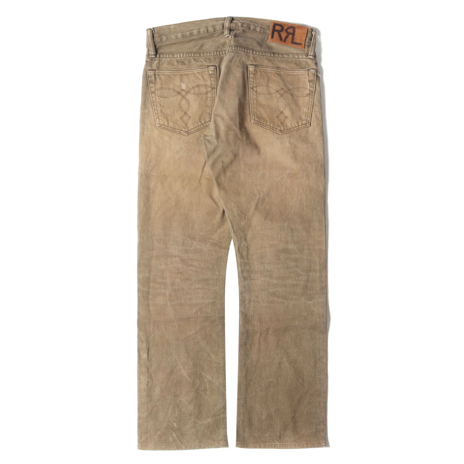RRL デニムチノ 30×30 RRL ダブルアールエル パンツ サイズ:30×30 ヴィンテージ加工
