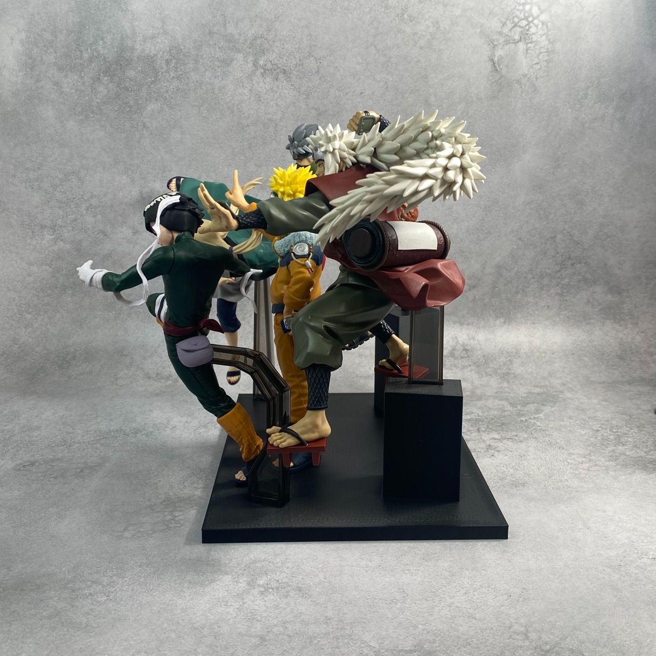 NARUTO 造形忍界大戦　ナルト　自来也　ロックリー　綱手　カカシ　フィギュア Type A（ブラック） | ※台座のみ】 NARUTO - ナルト - 造形忍界