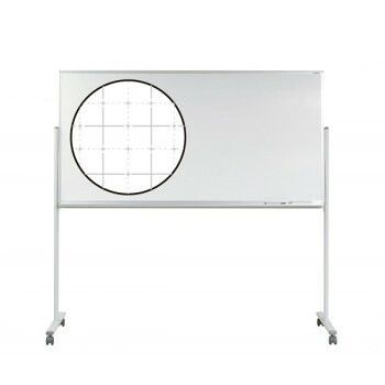 ホワイトボード 暗線入り1200mm×900mm 事務所 オフィス 1167