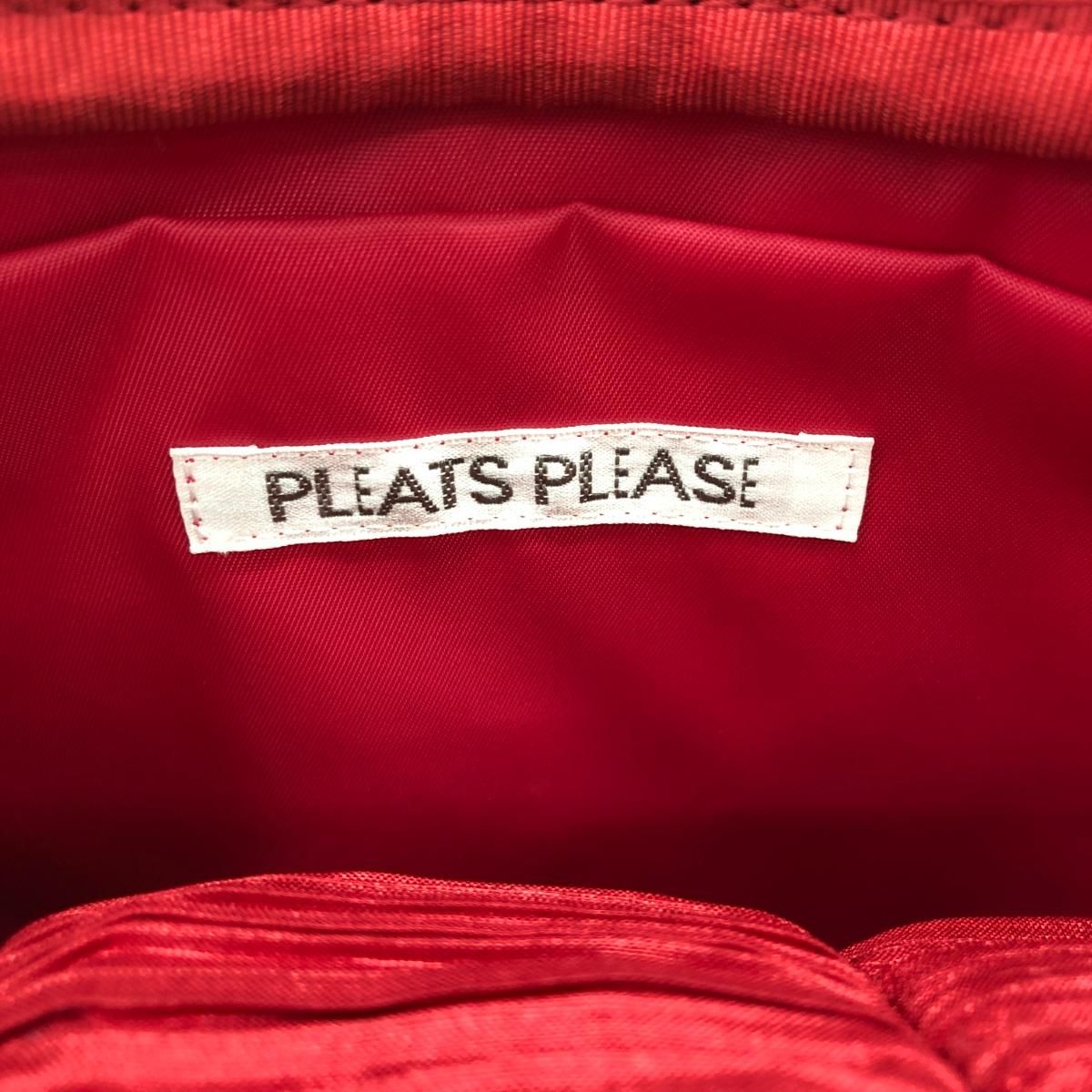 美品 PLEATS PLEASE プリーツプリーズ ハンドバッグ ピンク レディース 