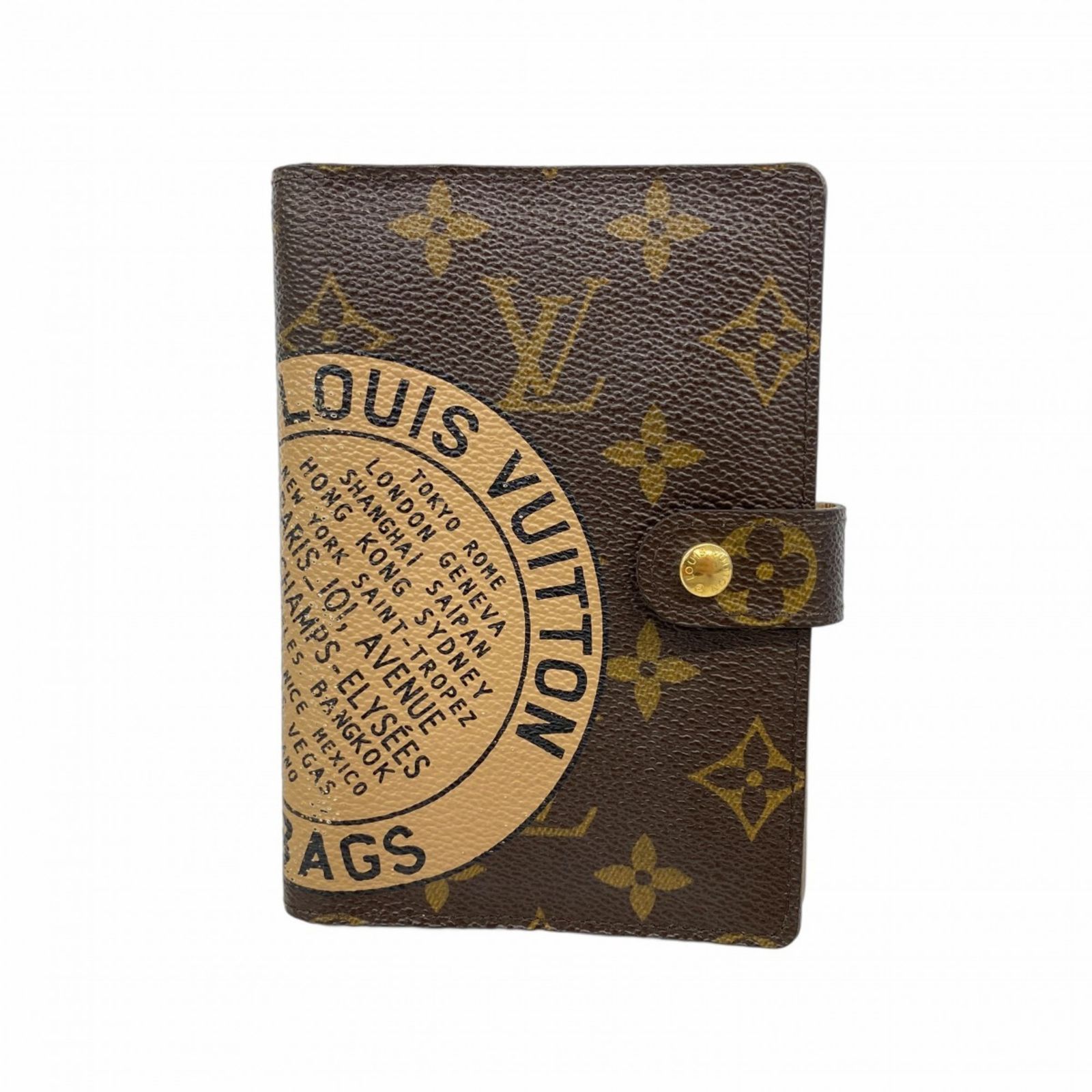 ルイ ヴィトン Louis Vuitton ルイ ヴィトン 手帳カバー モノグラム アジェンダPMT-B R21039 ブラウンレディース