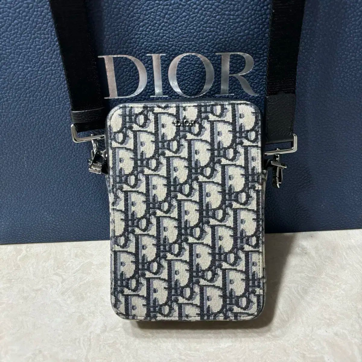 DIOR オブリークジャカード ショルダーストラップポーチ ディオール