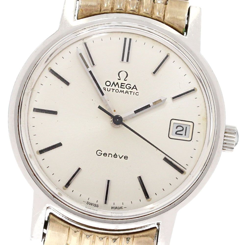 オメガ OMEGA 166.0163 ジュネーブ ライスブレスレット デイト Cal.1012 自動巻き メンズ_879059
