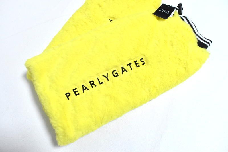 【送料無料】新品 PEARLY GATES パーリーゲイツ レッグウォーマー 053-1283108 イエロー ボア 防寒 保温 新品 PEARLY GATES パーリーゲイツ レッグウォーマー 053
