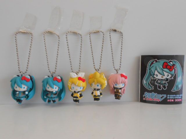 ♯Iym27IZ初音ミクボーカロイド×キティマスコット全5種