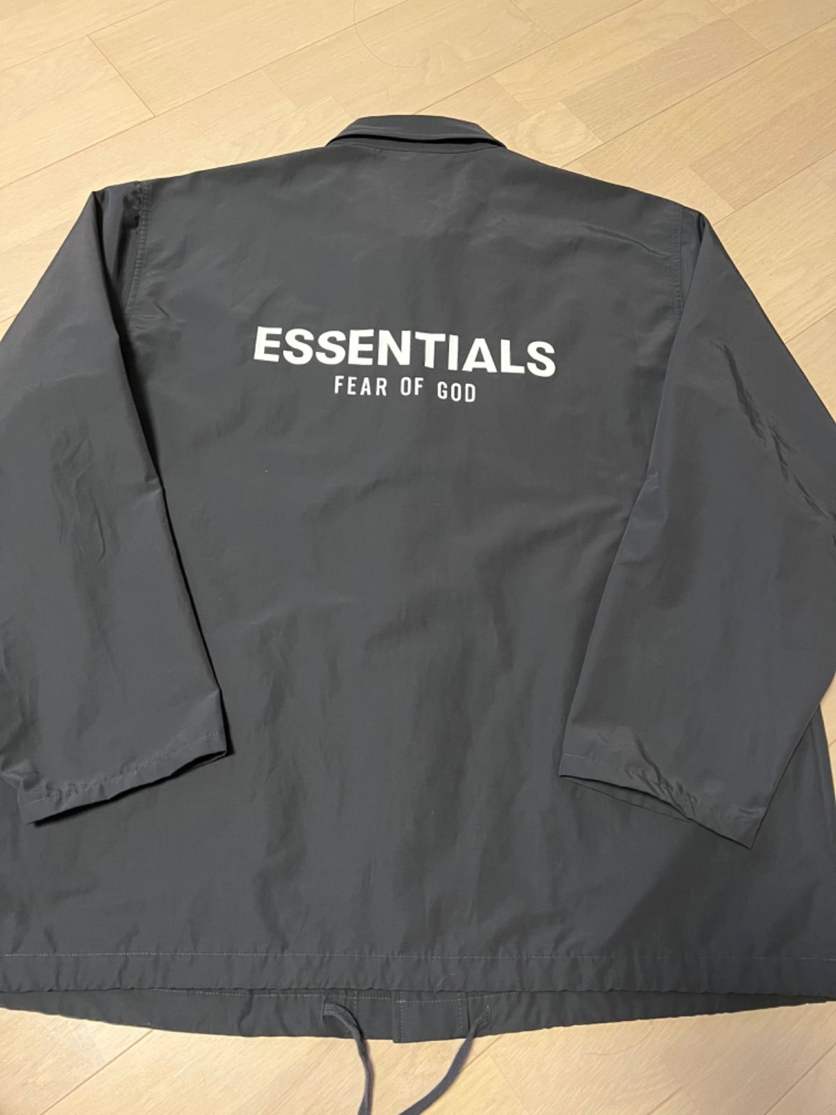 fear of god essentials コーチジャケット 黒 S - メルカリ