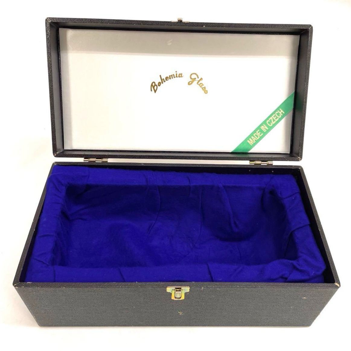 ディスカウント Bohemia glass ボヘミアグラス 箱付 クリスタル 花瓶