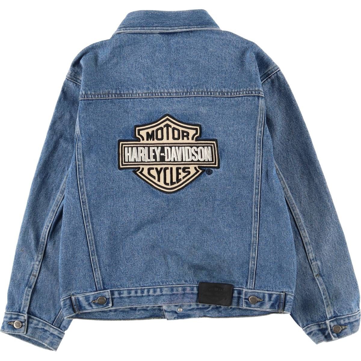 古着 ハーレーダビッドソン Harley-Davidson バックロゴ デニム