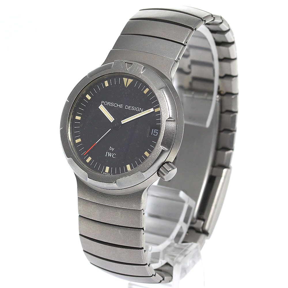 限定です。 ポルシェデザインIWC　オーシャン500 稼動 OH済 ポルシェデザイン 3503.1 IWCオーシャン500 TI/YG 時計