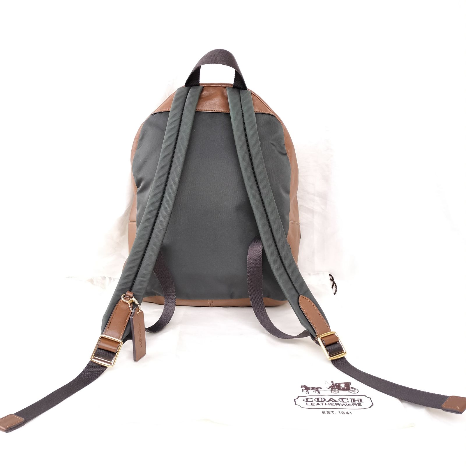 コーチ COACH リュック バックパック シグネチャー チャーリー ブラウン 上品な日常に寄り添う✨】 COACH リュック チャーリー シグネチャー