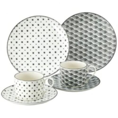 5営業日で発送 メーカー取寄 The modern Japanism komon モーニングセット ギフト 美濃焼 食器 陶器 aw2324546088015100 入数 12