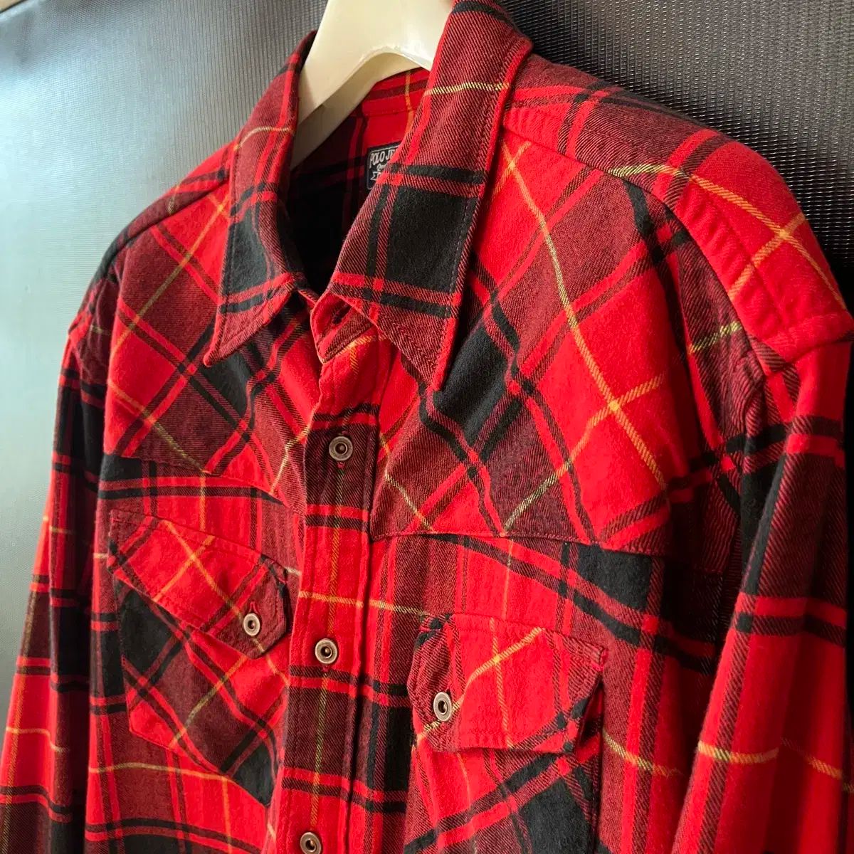 90s ポロ ウェスタン ウォーク シャツ バッファロー CHECK フランネル