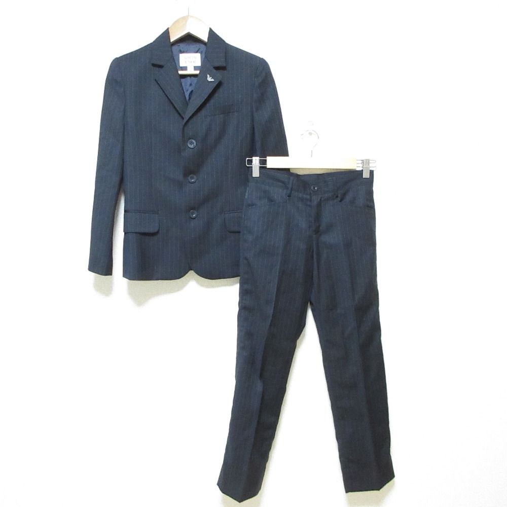 アルマーニジュニア ジャケット 10A  142cm 美品 ARMANI JUNIOR アルマーニジュニア ストライプ ジ